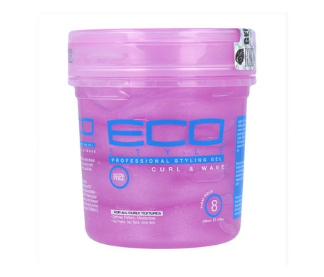 Eco Styler Curl Wave Gel Fijador Rosa Sin Alcohol Fuerte 236ml