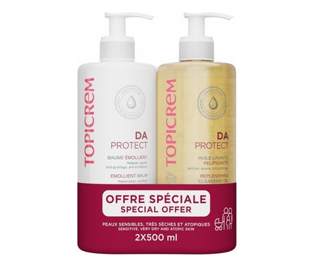 Topicrem DA Protect Pack Balsamo 500 ml + Aceite de Ducha 500 ml