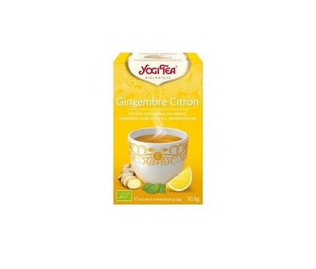 Yogi Tea Infusión Ayurvédica Jengibre Limón 17 sobres