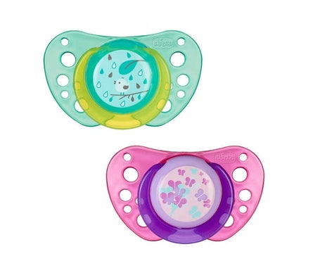 Chicco Chupete Physioair Rosa Silicona 12m