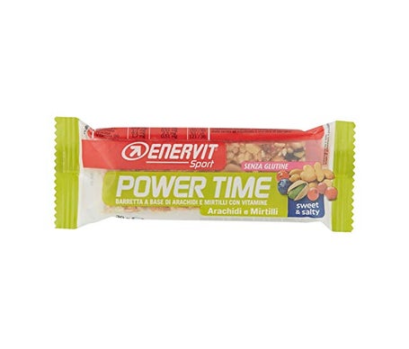 Enervit Power Time 30 g Peanuts/Blueberries - Nutrición deportiva
