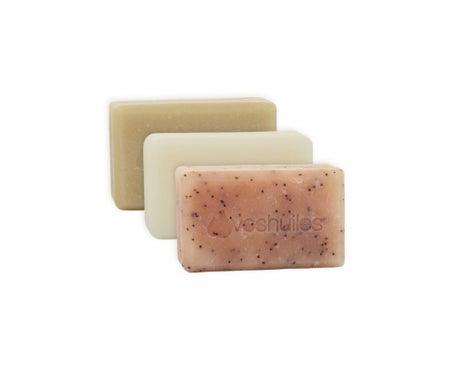 Voshuiles Pack Jabones Aceites Esenciales y Vegetales 3x100g