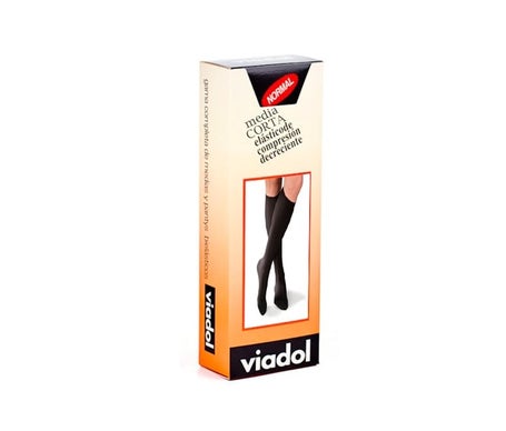 Prim Viadol Calcetín Compresión Normal Hombre Negro Talla M 1par