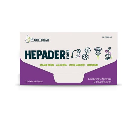 Pharmasor Hepader Forte Viales 15x10ml