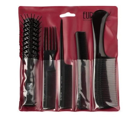 Eurostil Estuche Profes.4 Peines Y Esqueleto