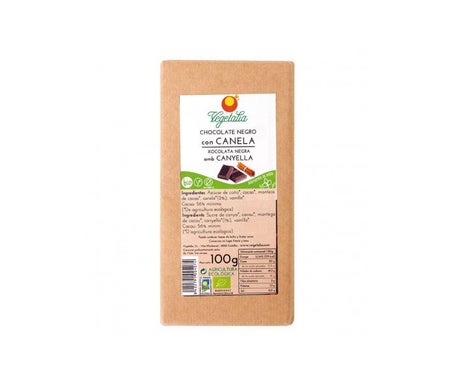 Vegetalia Chocolate Negro con Canela 100g