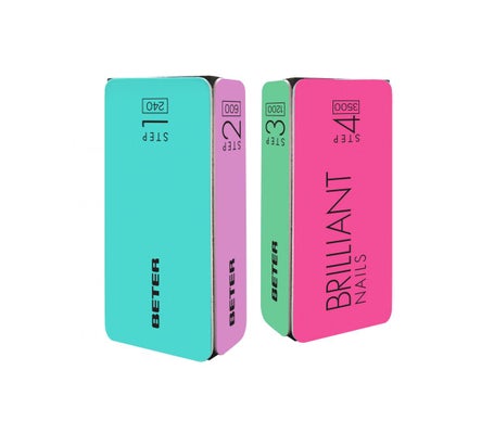 Beter Pulidor en Bloque 4 Fases Pro Manicure Brilliant Nails