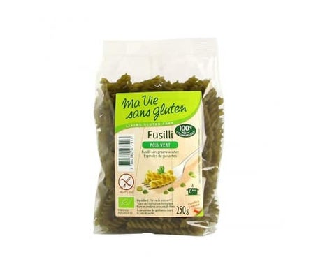 Ma Vie Sans Gluten Fusilli de Guisante Verde Bio 250g