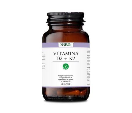 Natur Vitamina D3 + K2 60caps