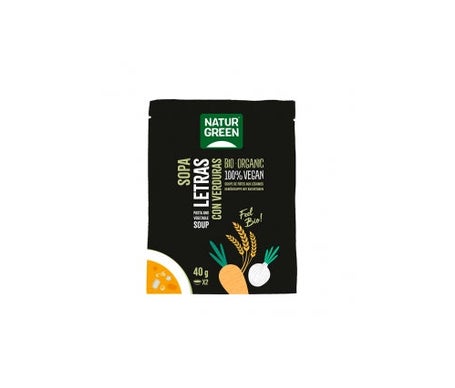 Naturgreen Sopa Ecológica de Letras Con Verduras 40 g | Natural Doctor