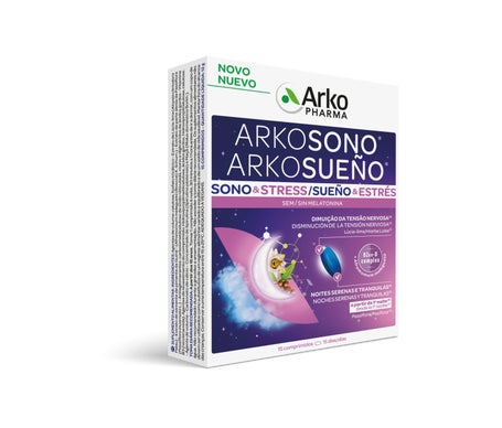 Arkopharma Arkosueño Sueño & Estrés 15 comprimidos
