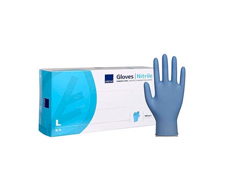 Abena Guantes Látex Natural Talla L 100uds
