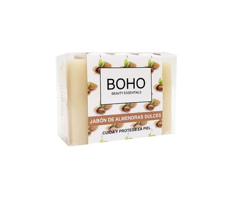 Boho Pastilla Jabón Aceite Almendras Dulces 100g