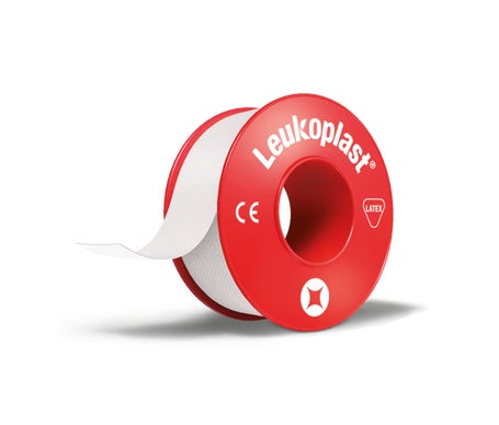 Leukoplast esparadrapo color blanco 5mx5cm 1ud