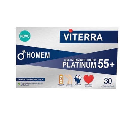 Omega Pharma Viterra Homem Platinum 55+ 30comp | Natural Doctor