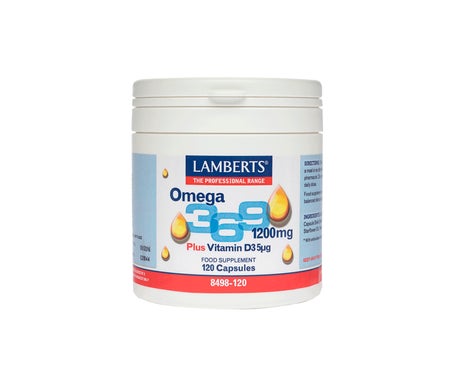 Lamberts Omega 3, 6, 9+ Vitamina D3 120caps