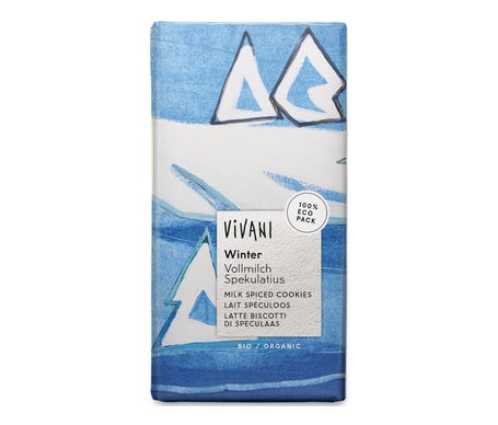 Vivani Winter Chocolate Leche y Galletas Especiadas Bio 100g