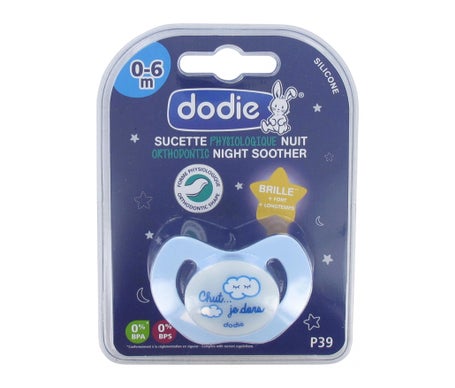 Dodie Chupete Fisiológico Noche 0-6m nº39