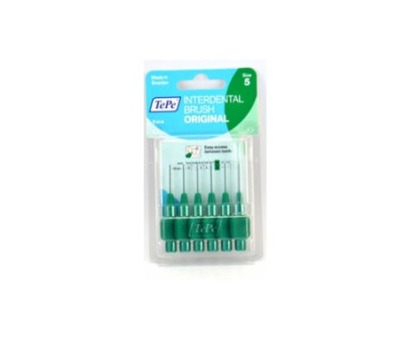 Cepillos Tepe Verde 0,8 6Pcs