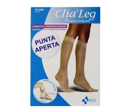 Budetta Farma Clialeg Media 70D Clear Talla 3 1 Par