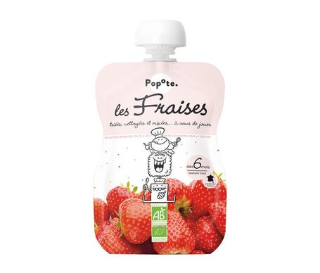 Popote Puré de Fresas 120g