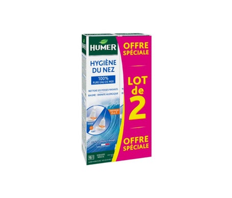 Humer Higiene Nariz Solución Salina Spray 2x150 ml