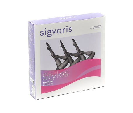 Sigvaris 2 Styles Pantimedia Mosaico Negro Talla SN 1ud