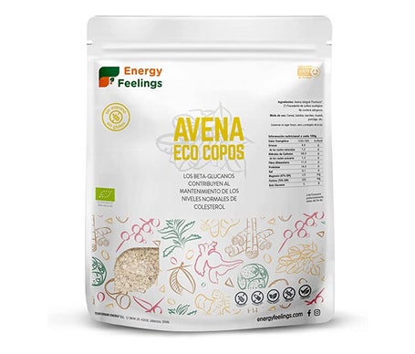 Energy Feelings Copos de Avena Eco Vegan sin Gluten 1kg