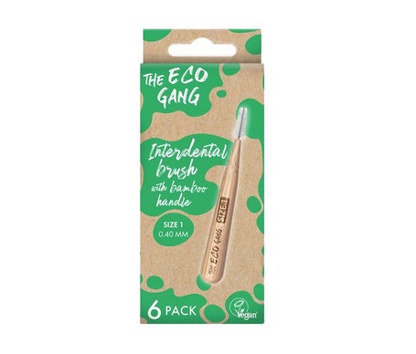 The Eco Gang Cepillo Interdental Bambú Nro 1 0,4mm 6uds
