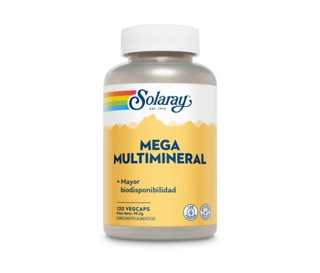 Solaray Mega Multi Mineral 120cáps Sol