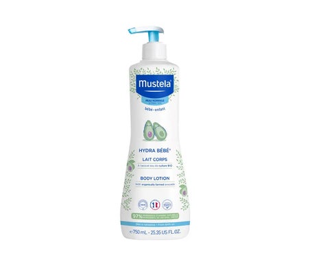Mustela Hydra Bebé Leche Corporal con Aguacate BIO 750ml