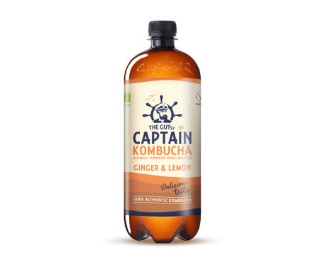 Captain Kombucha Jengibre Limón 1L