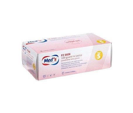 Farmac-Zabban FZ Skin Guante de Látex sin Polvo S 100uds