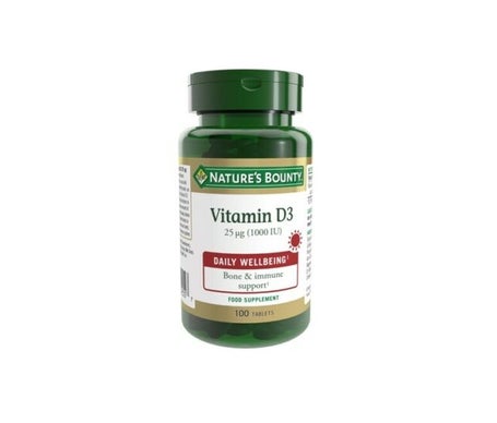 'Nature''s Bounty Vitamina D3 25mg 1000IU 100comp'