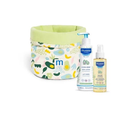 Mustela Kit Cesta Festa Bebé Hydra Leite + Óleo Massagem