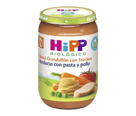 Hipp Tarrito con Pasta y Pollo 220g