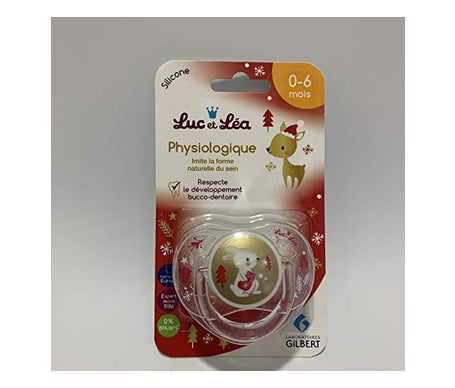 Luc et Léa Chupete Conejo Navideño 0-6 Meses 1ud