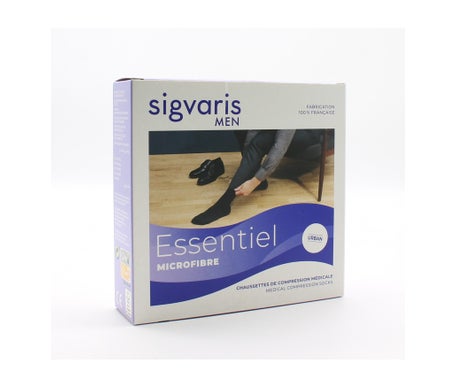 Sigvaris Men Essentiel Microfibra 2 Calcetín Gris Ant SL 1 Par