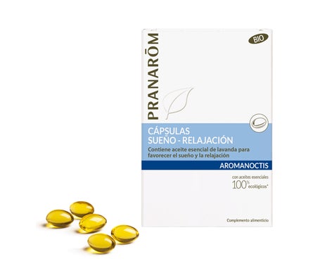 Pranarôm Aromanoctis Cápsulas Sueño Relajación BIO 30caps