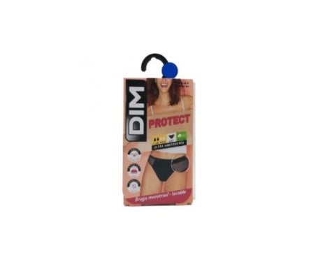 Dim Protect Boxer Flujo Abundante Negro Talla M 1ud