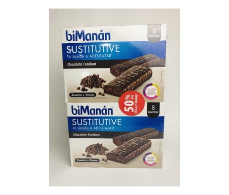 biManán Barritas Beslim Choco Fondant 2x10uds