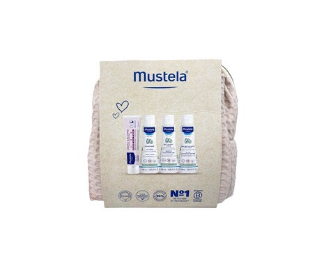 Mustela Bebé Set Neceser Algodón Beige Piel Normal