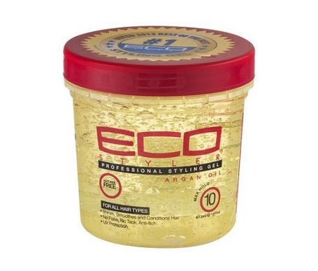 Eco Styler Gel Fijador Aceite Argán Sin Alcohol Fuerte 473ml
