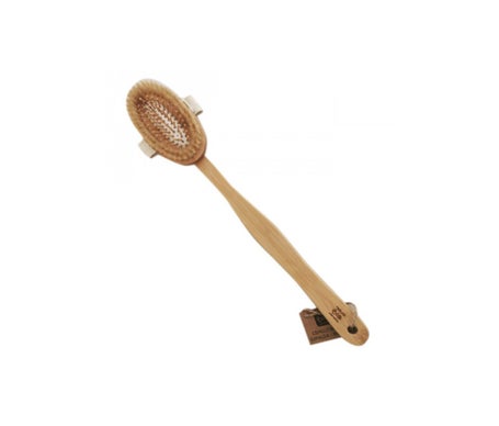 NaturaBio Cepillo Baño Espalda Bambú 1ud