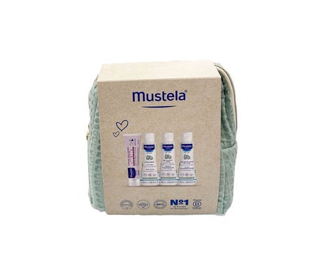 Mustela Bebé Set Neceser Algodón Menta Piel Normal