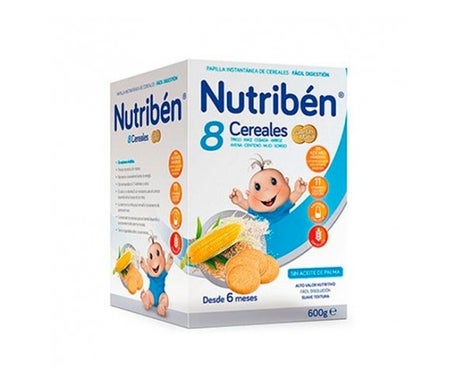 Nutribén® 8 cereales con miel y galletas 600g