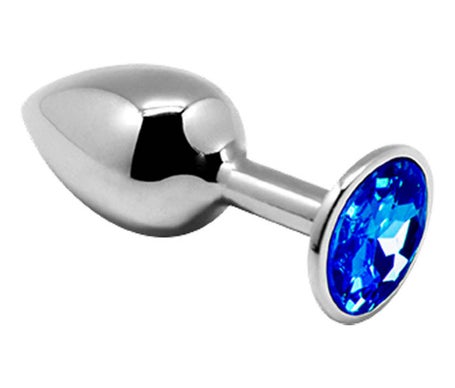 Alive Anal Pleasure Mini Plug Metal Azul Talla M 1ud