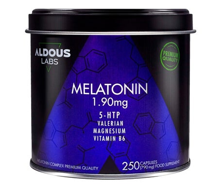 Aldous Labs Melatonina 5Htp Magnesio Valeriana Vitamina B6 250caps