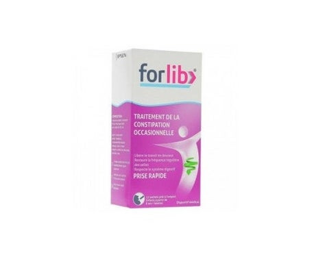 Forlib Solución oral laxante Estreñimiento 12 sobres