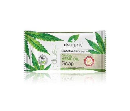 Dr.Organic Jabón en Pastilla Aceite de Cáñamo 100 g